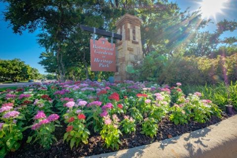 are dogs allowed at the grapevine botanical gardens