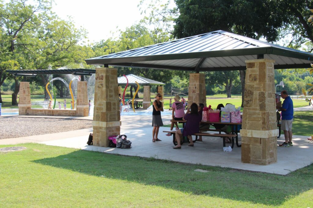 Parr Park Playground Pavilion GoGrapevine