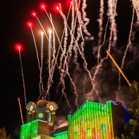 Grapevine Main Street Lights and Fireworks