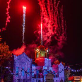 Grapevine Main Street Lights and Fireworks