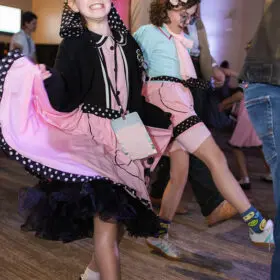 Daughters dancing