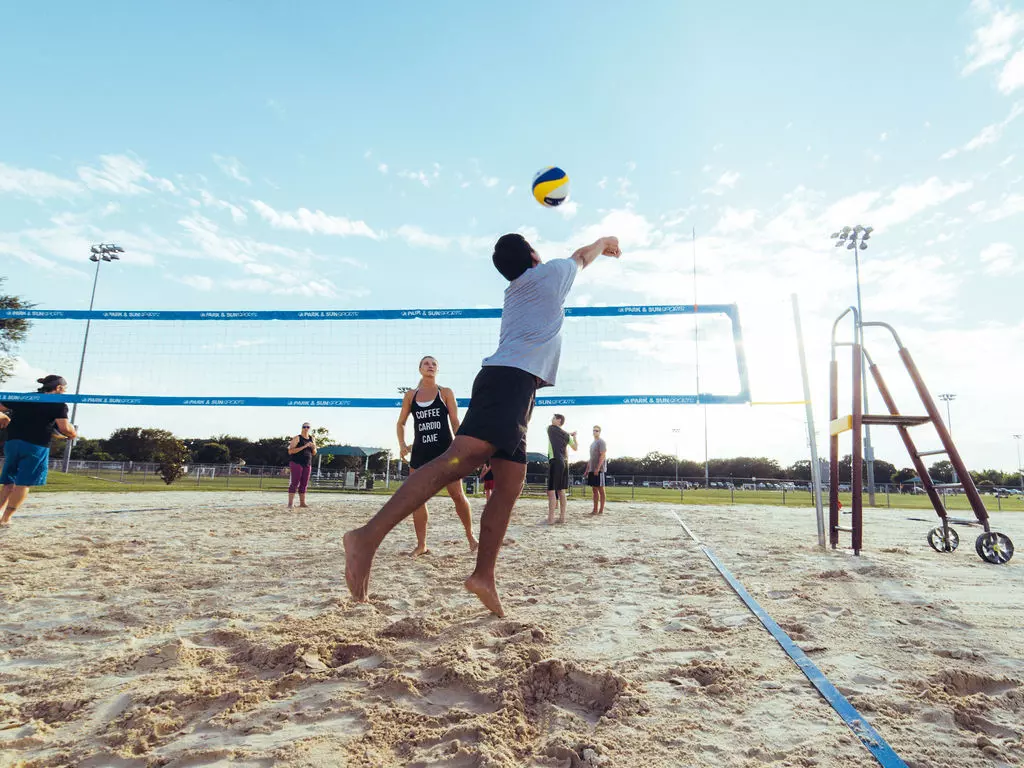 Sand volleyball hot sale