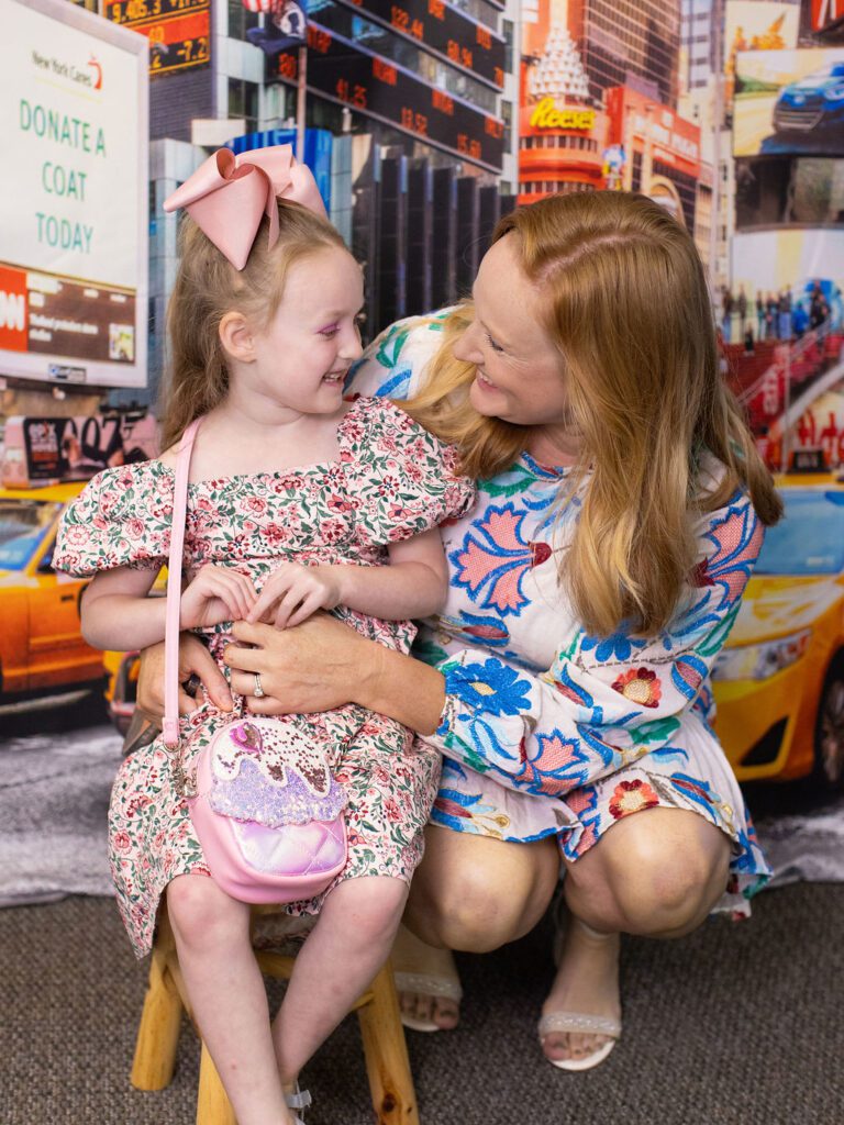 Picture of mom and daughter from 2025 tea party event.